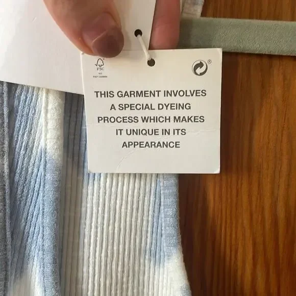 Zara Asymmetrical Ribbed Tie Dye Dress - Picture 6 of 11